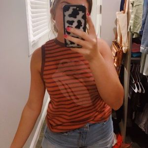 Rolling Stones Striped Tank